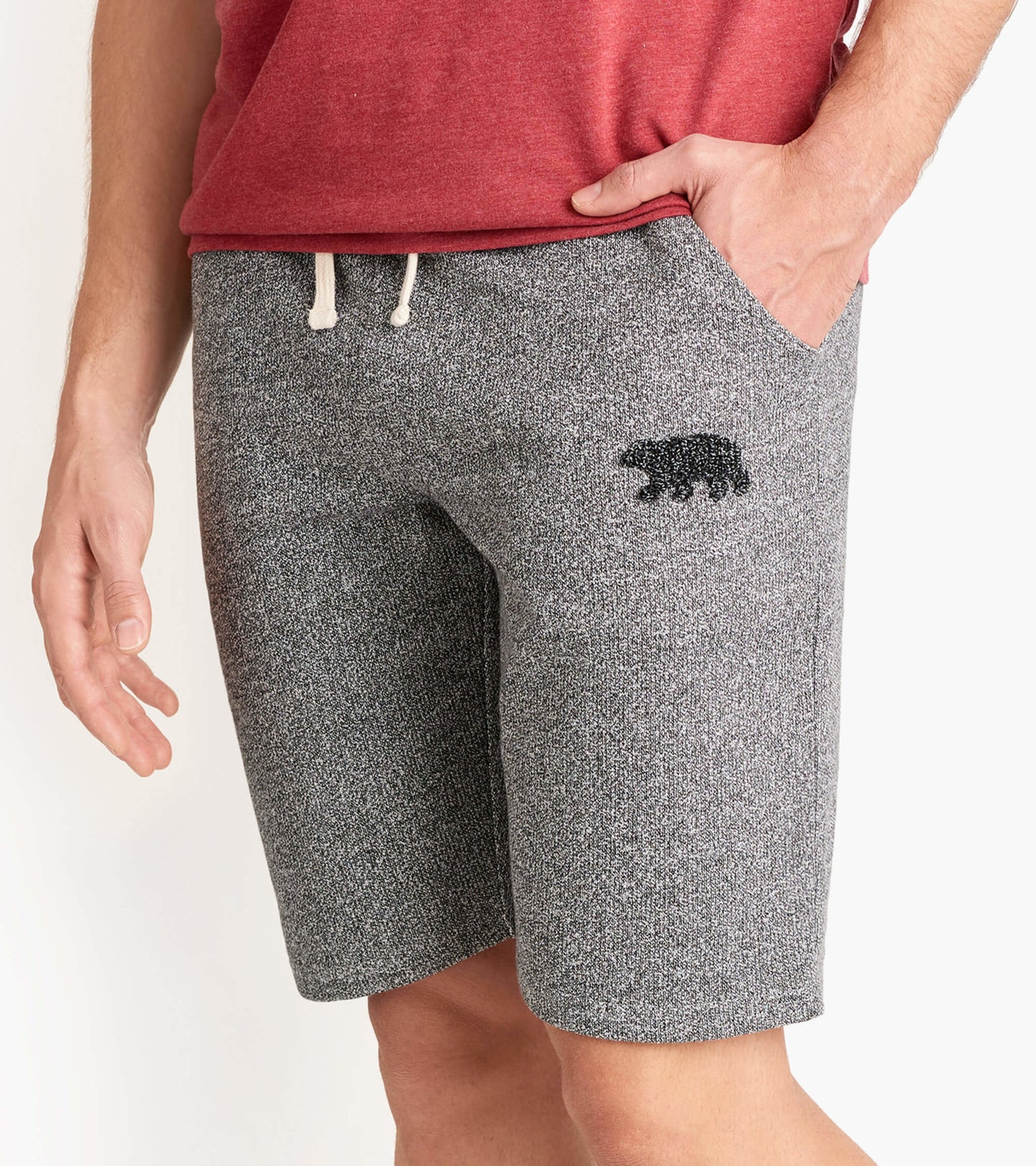 Short pour homme collection Heritage – Ours sur gris jaspé
