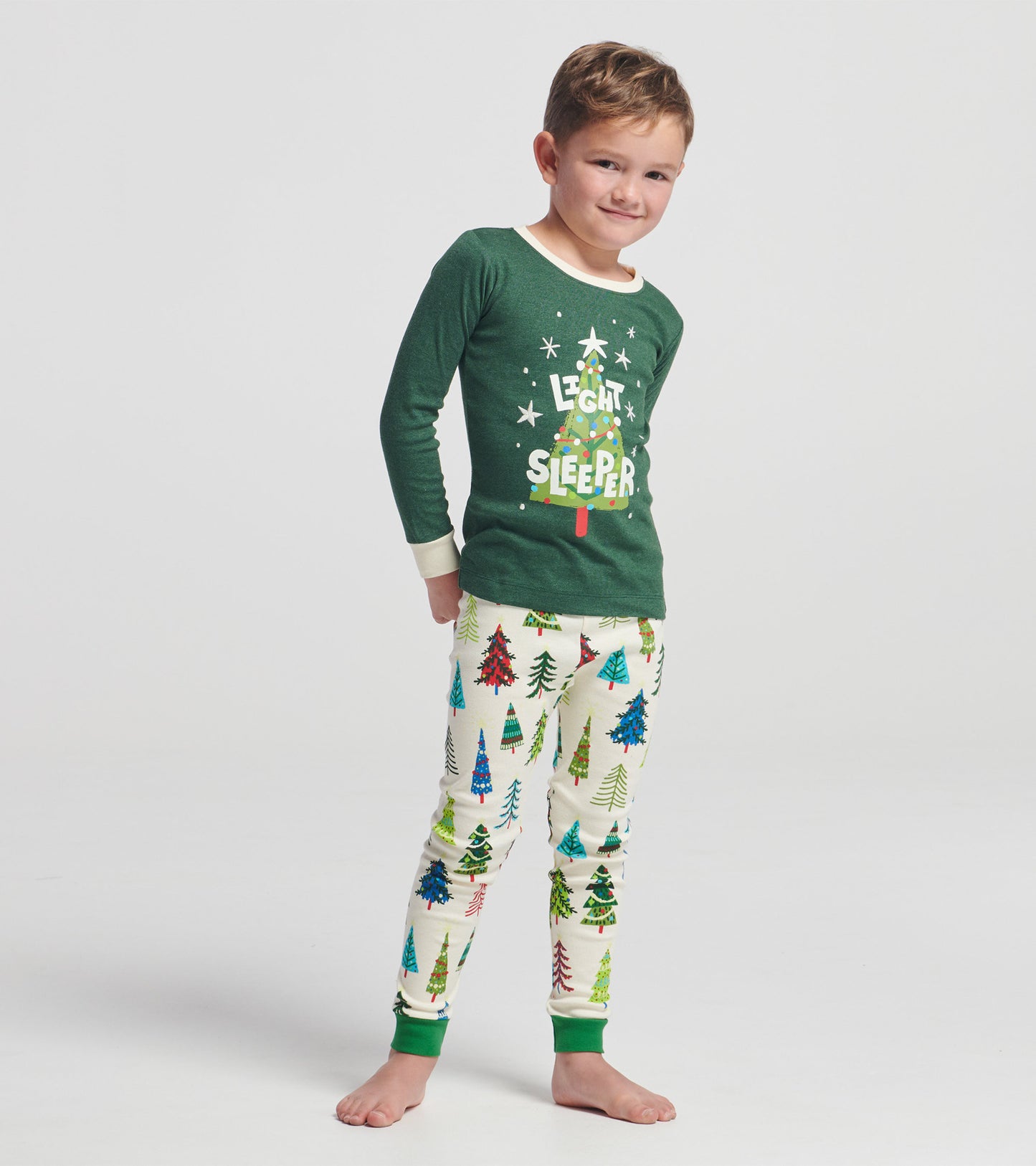 Pyjama pour enfant – Sapin de Noël « Light Sleeper »