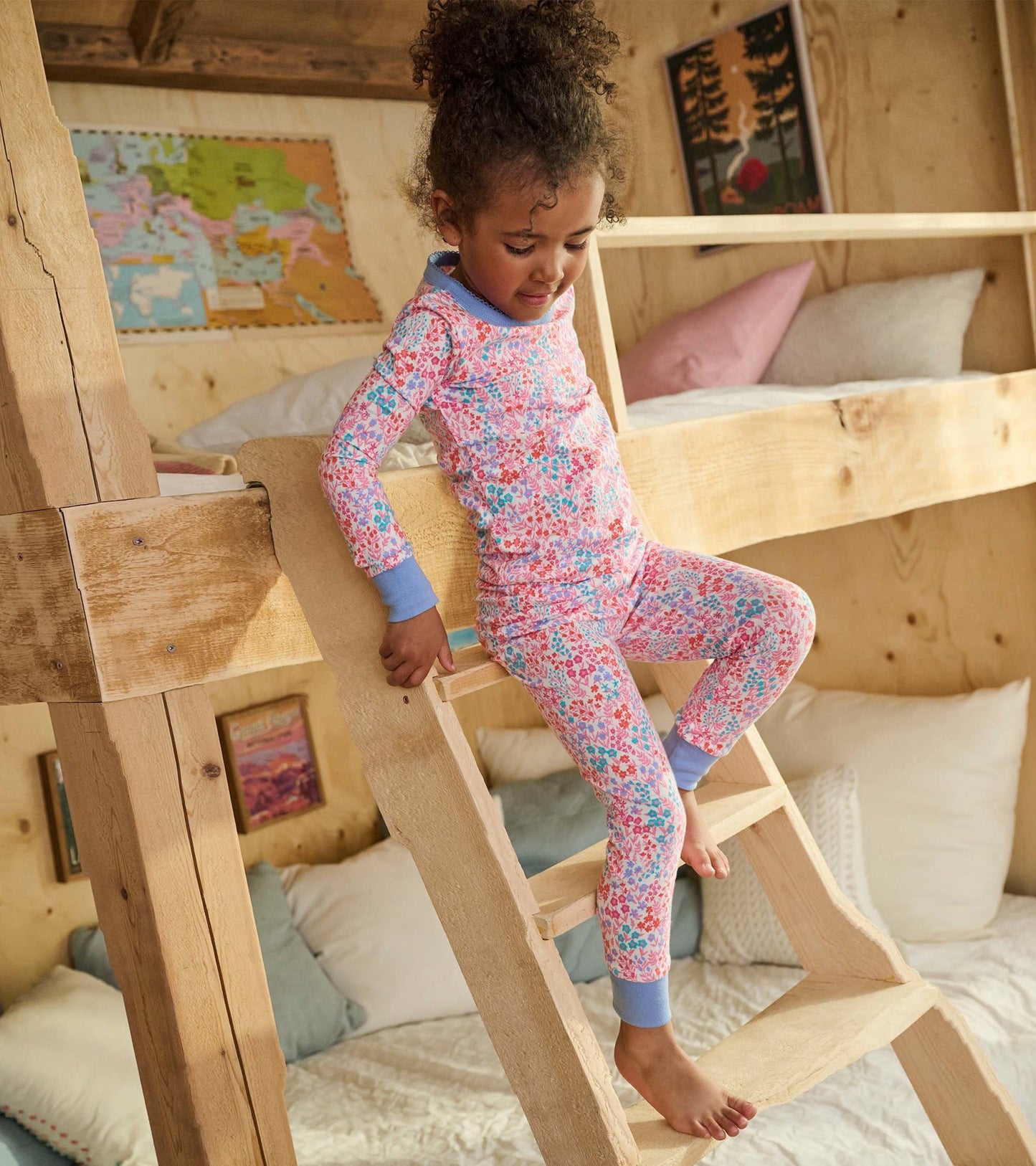 Pyjama en coton – Petites fleurs