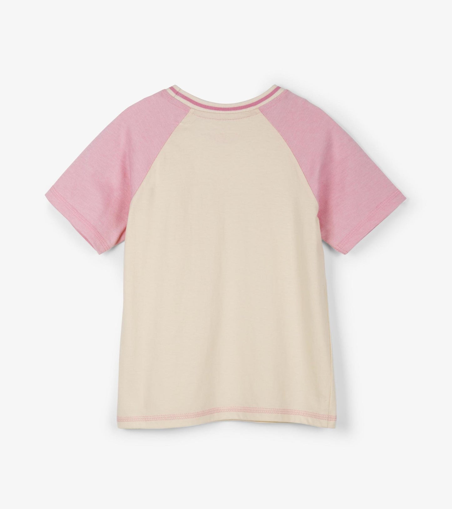T-shirt à manches raglan pour enfant collection Heritage – Ours roses