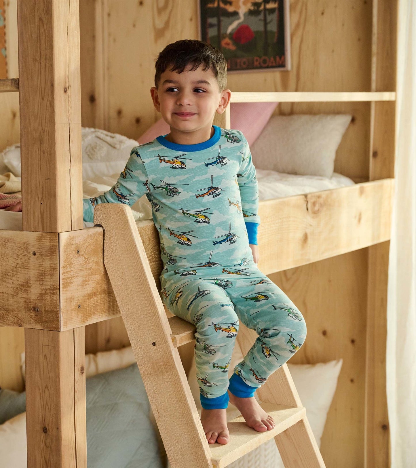 Pyjama en coton – Hélicoptères