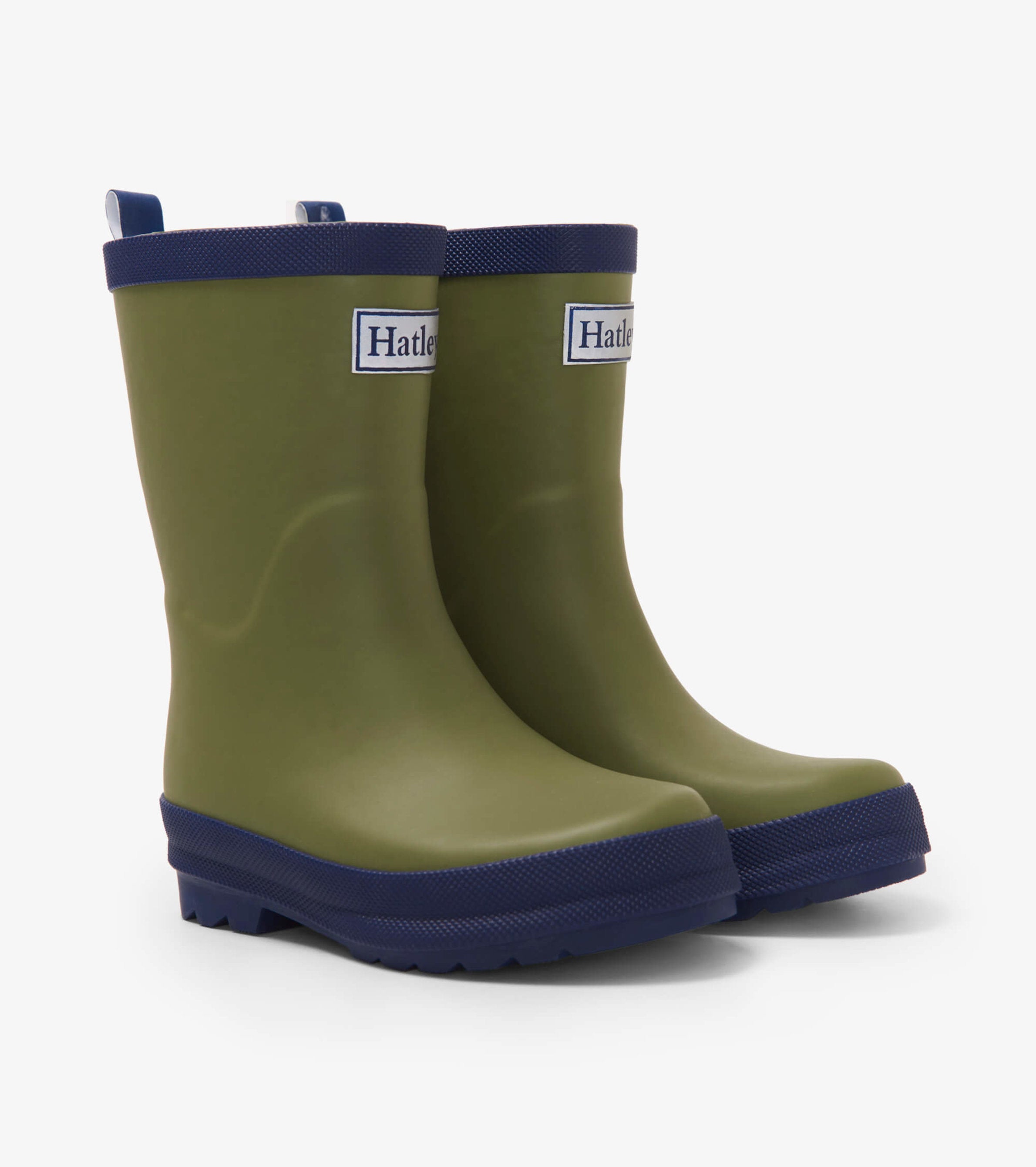 Bottes de pluie au fini mat pour enfant – Vert forêt