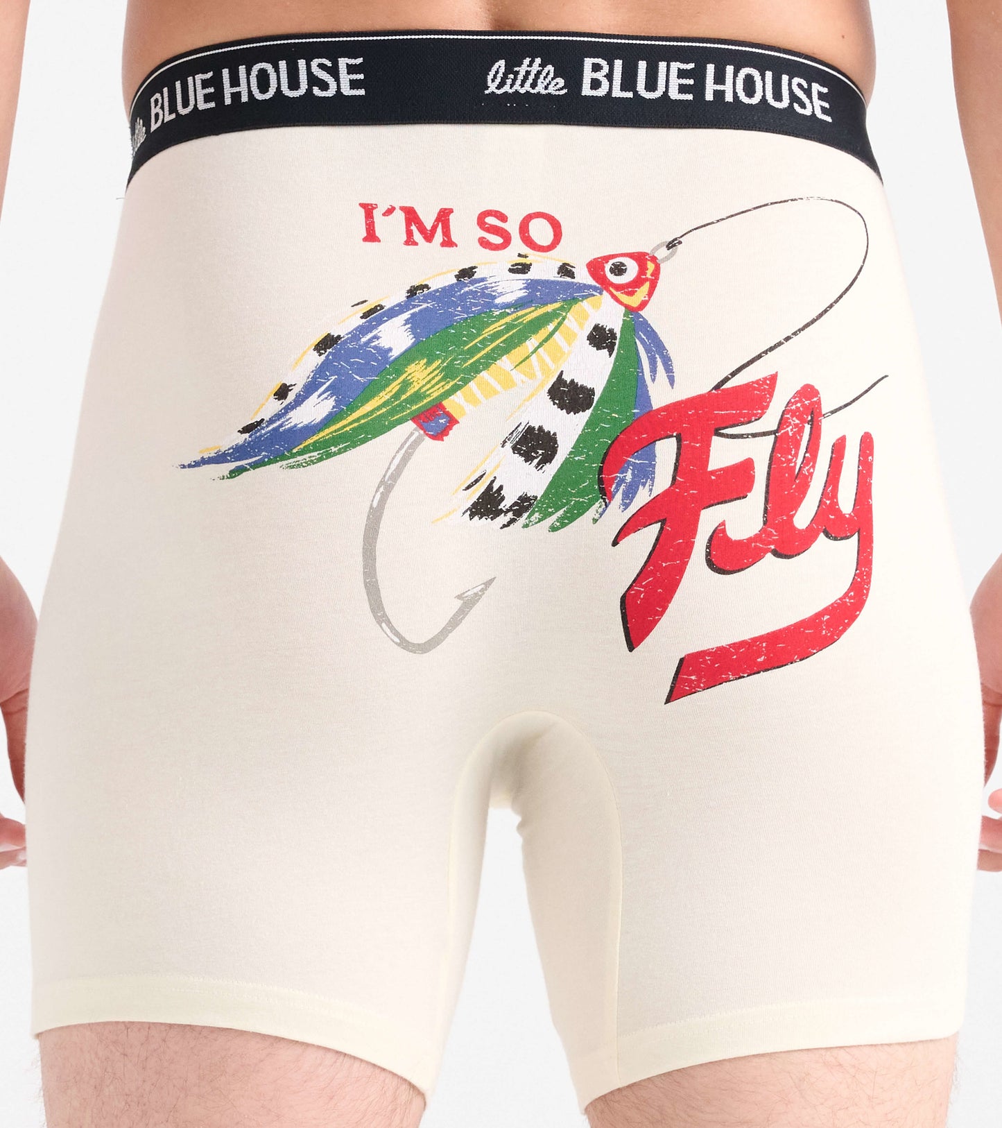 Caleçon boxeur pour homme – Hameçon « I’m So Fly »