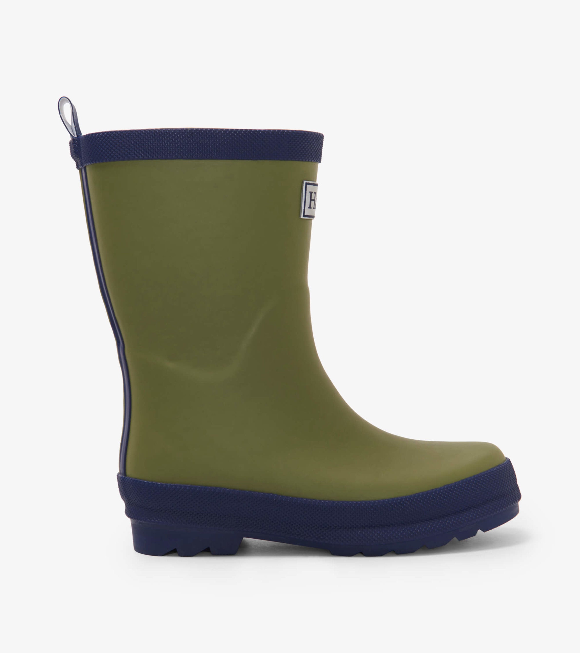 Bottes de pluie au fini mat pour enfant – Vert forêt