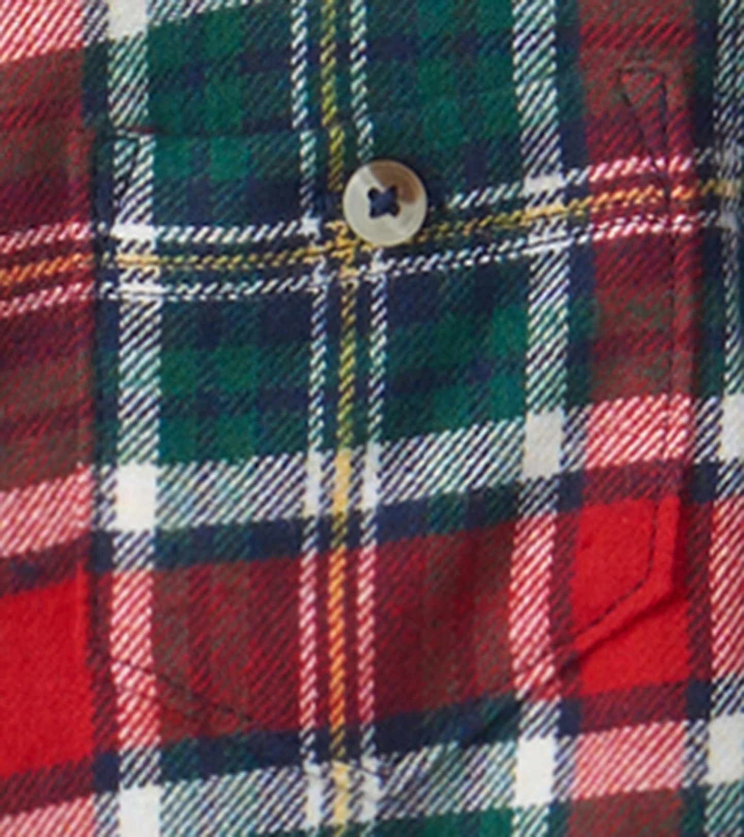 Christmas Plaid Toddler Button Down Shirt