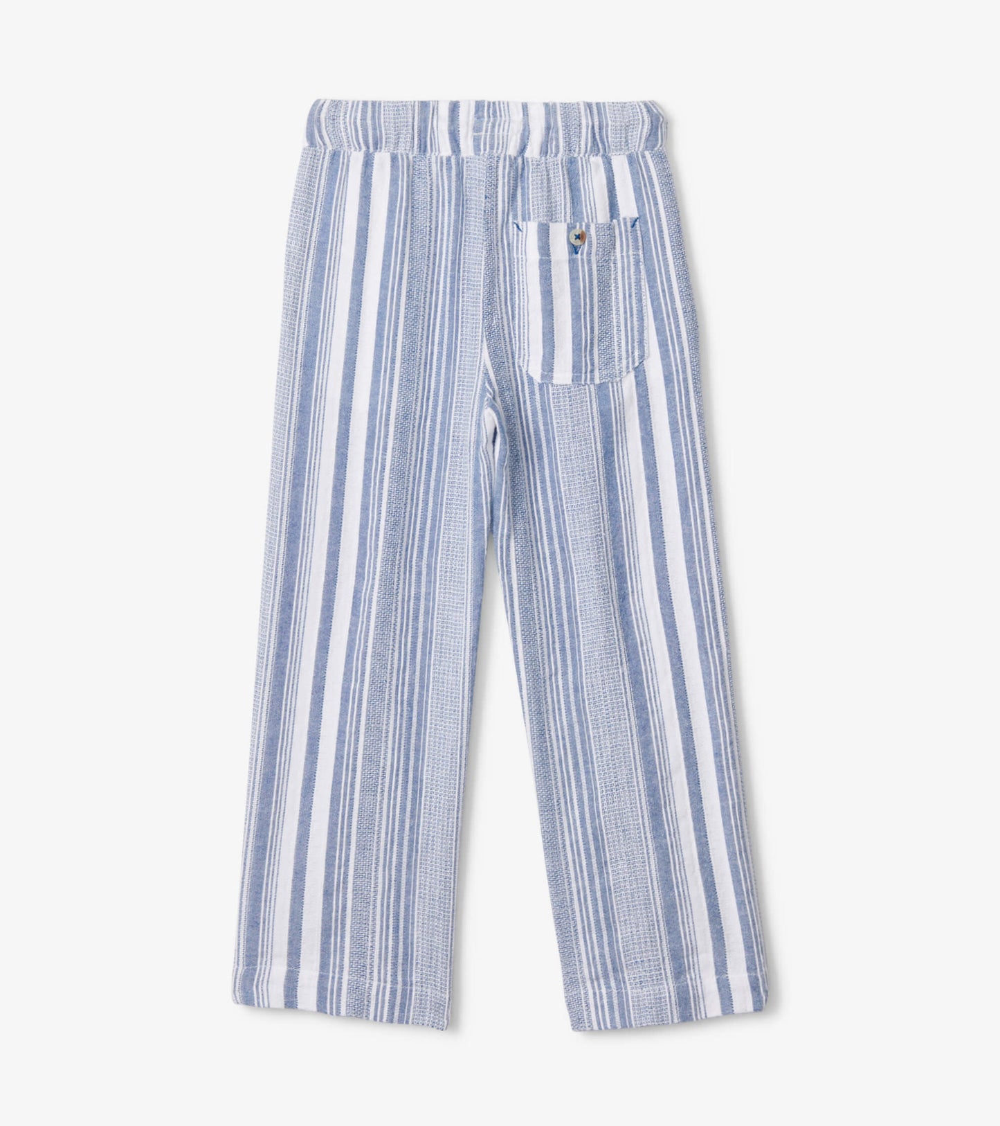 Pantalon décontracté – Rayures bleues