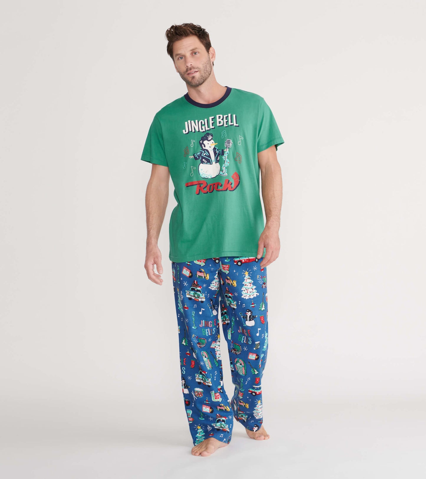 Pantalon de pyjama pour homme – Noël musical