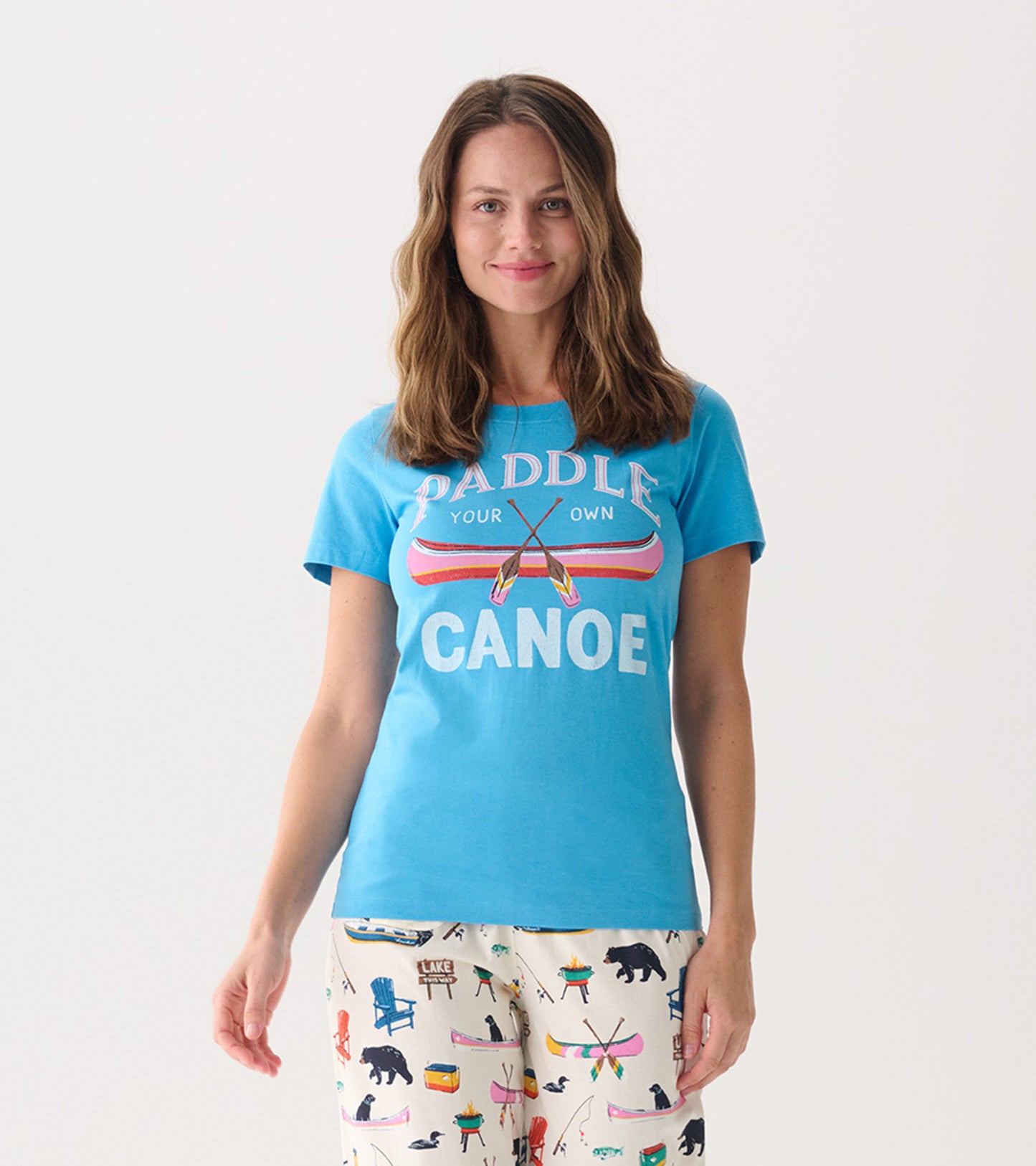 T-shirt pour femme – Canoë « Paddle Your Own Canoe »