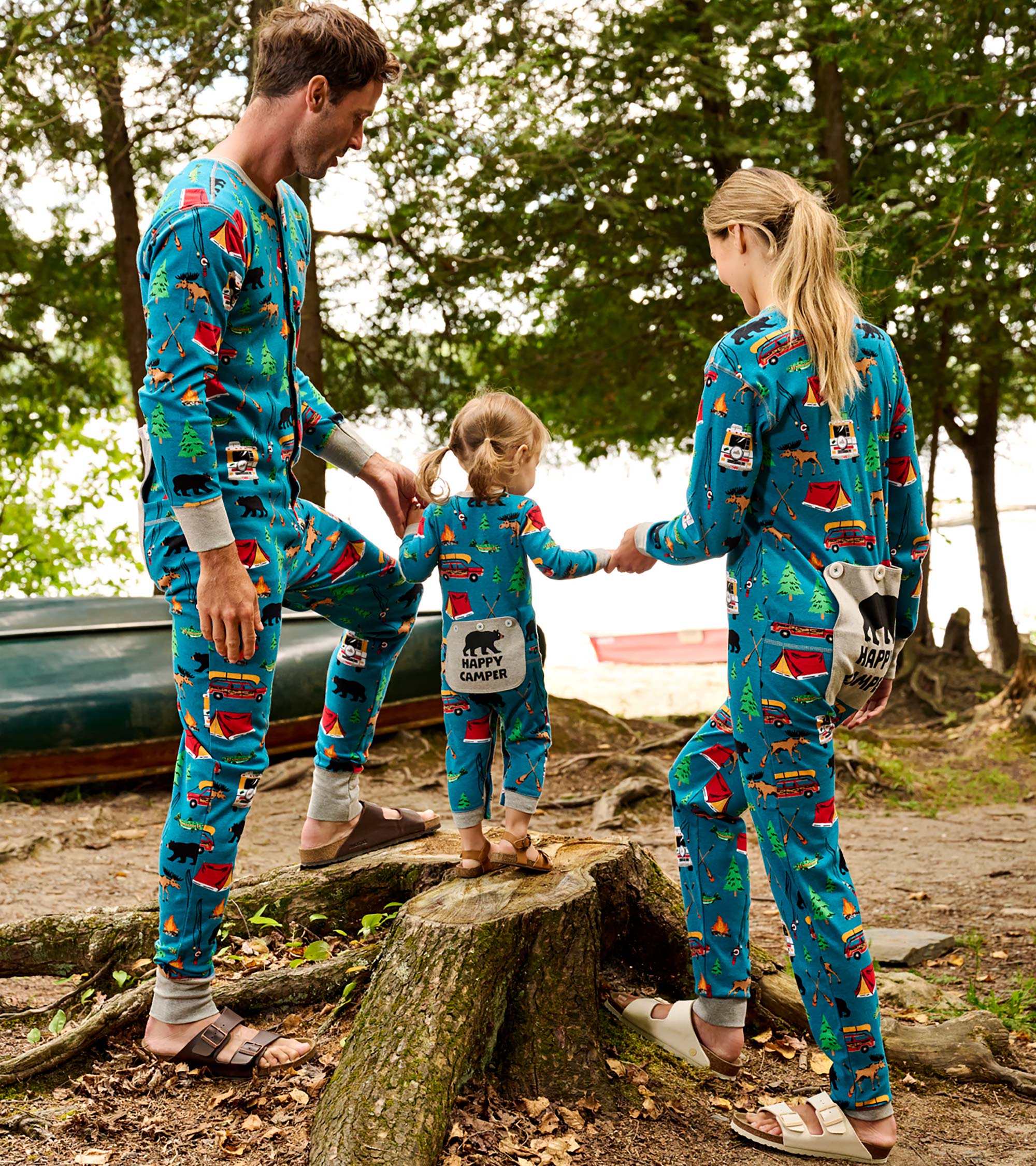 Retro Camping Union Suits