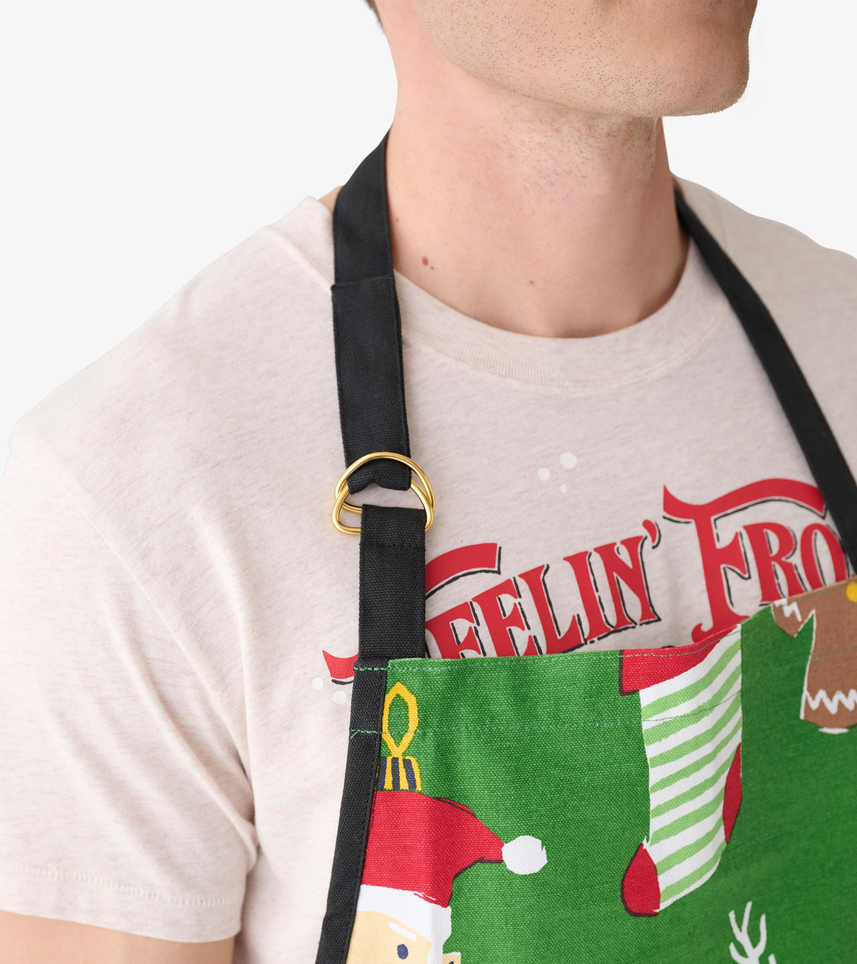 Tablier – Collage de motifs des fêtes