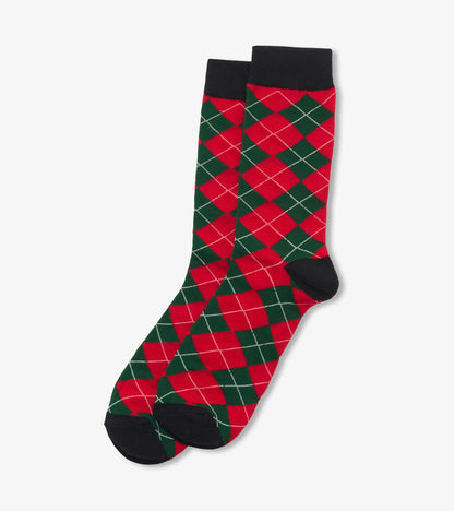 Men's Holiday Argyle Sock in Balls
