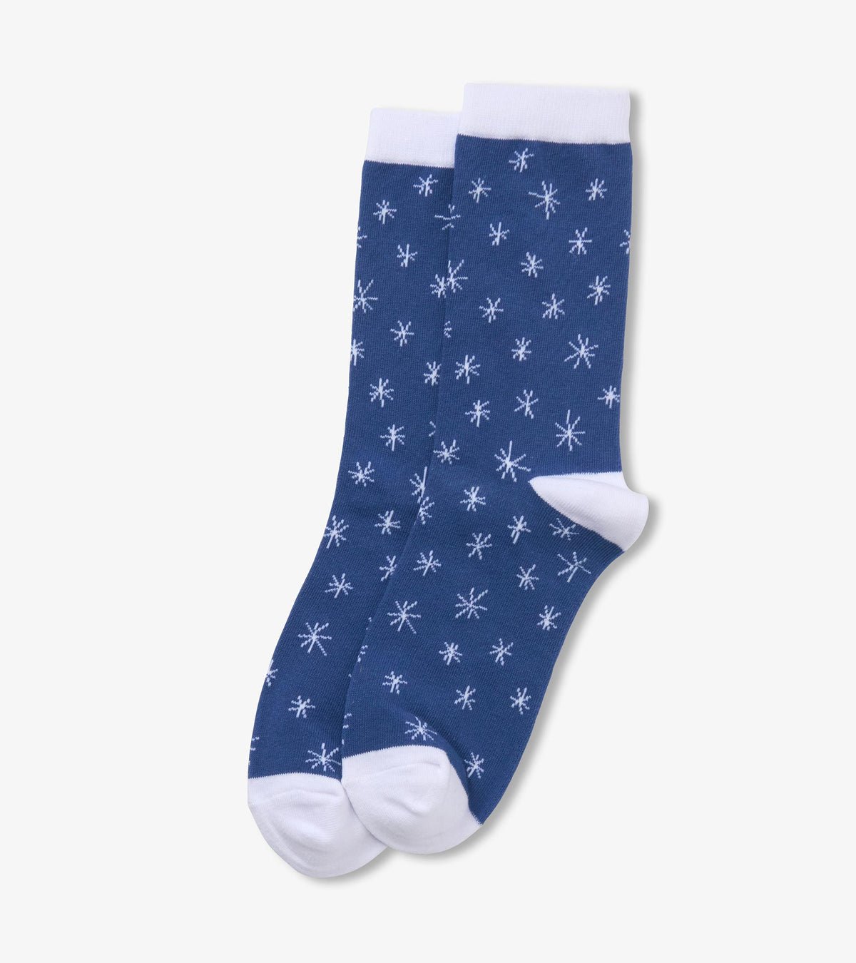 Women's Blue Snowflakes Sock in Balls