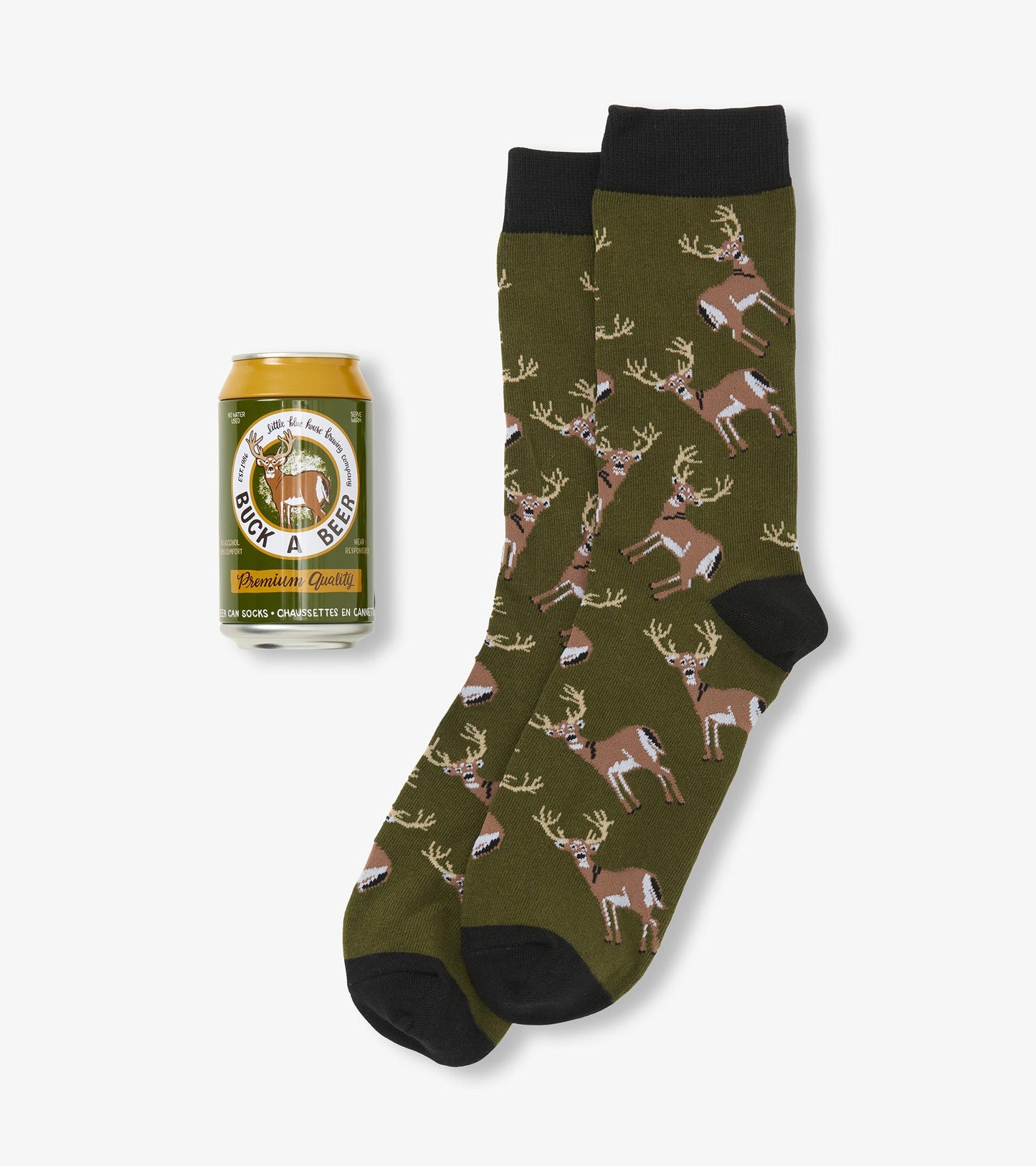 Chaussettes en cannette pour homme – Cerfs