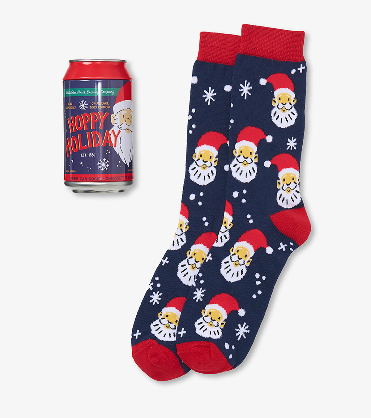 Men's Hoppy Holidays Beer Can Socks