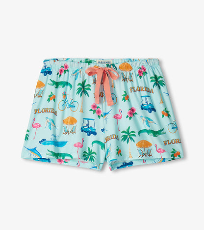 Chemise et short de pyjama pour femme dans leur sac – Floride