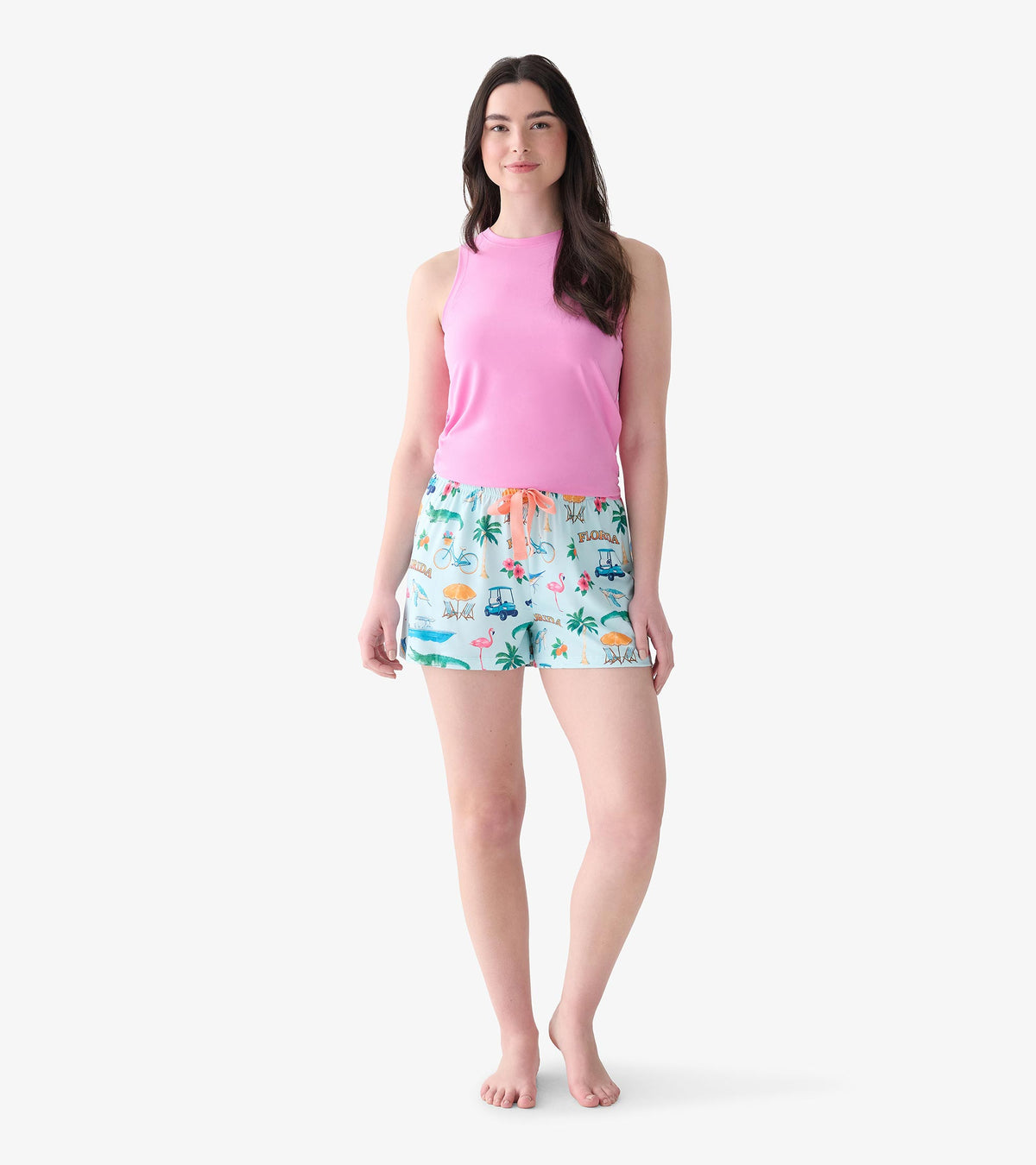 Women's Florida Pajama Shorts In A Bag