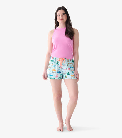 Women's Florida Pajama Shorts In A Bag