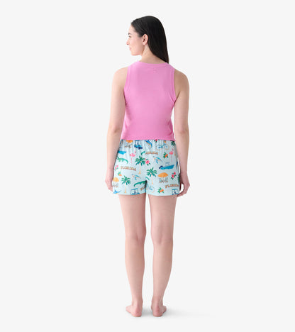 Women's Florida Pajama Shorts In A Bag