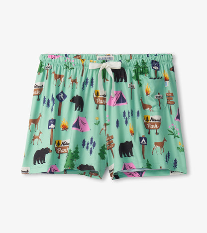 Short de pyjama pour femme – Sentier de randonnée