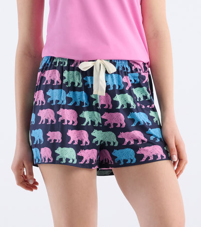 Short de pyjama pour femme – Ours campagnards