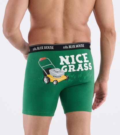 Caleçon boxeur ajusté pour homme – Tondeuse « Nice Grass »