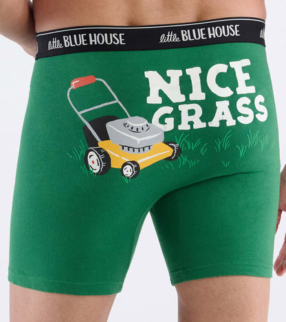 Caleçon boxeur ajusté pour homme – Tondeuse « Nice Grass »