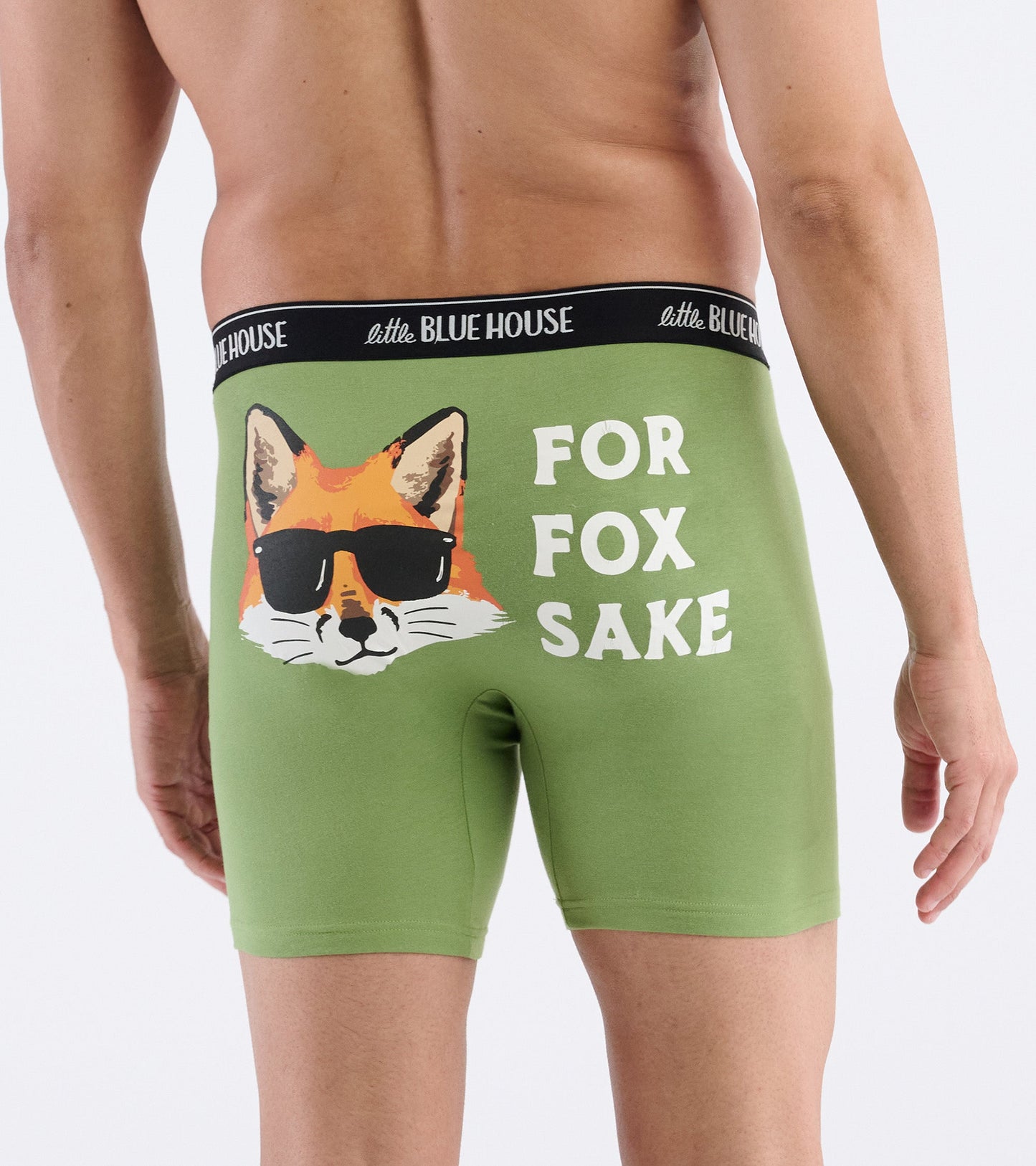 Caleçon boxeur ajusté pour homme – Renard « For Fox Sake »