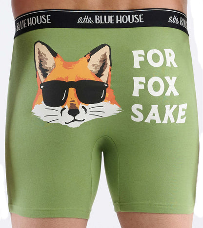 Caleçon boxeur ajusté pour homme – Renard « For Fox Sake »