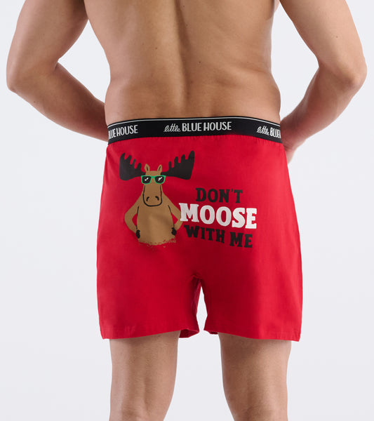 Men's Don't Moose With Me Boxer Shorts