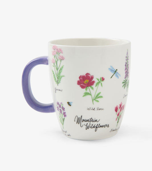 Tasse arrondie en céramique – Fleurs sauvages