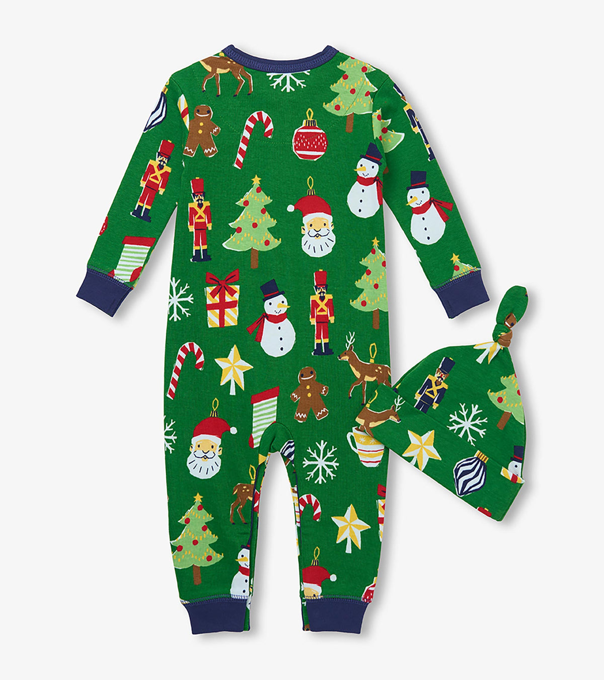 Baby Papercut Christmas Sleeper & Hat