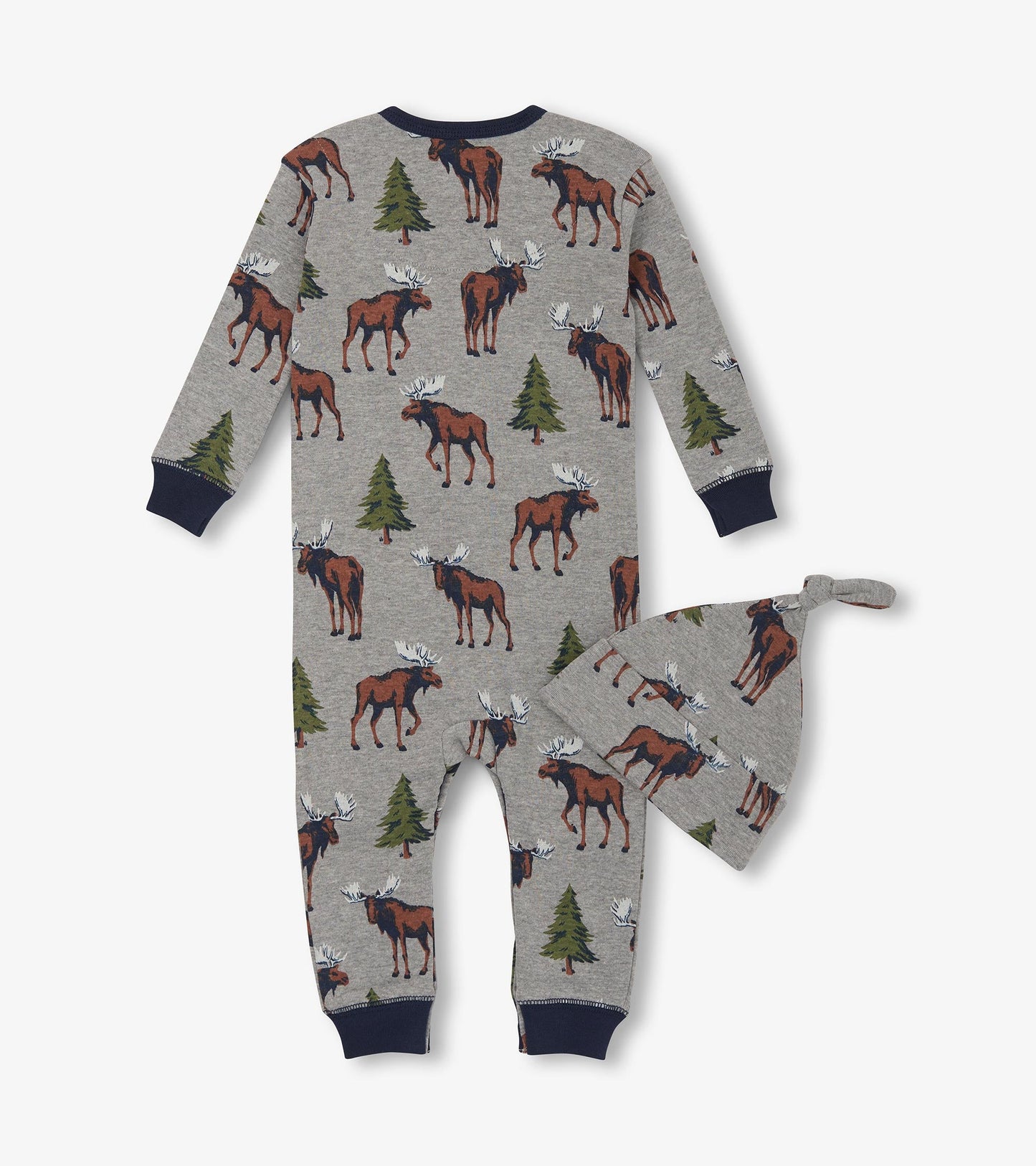 Baby Boys Wild Moose Sleeper & Hat