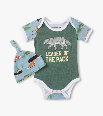 Baby Northern Wilderness Bodysuit With Hat