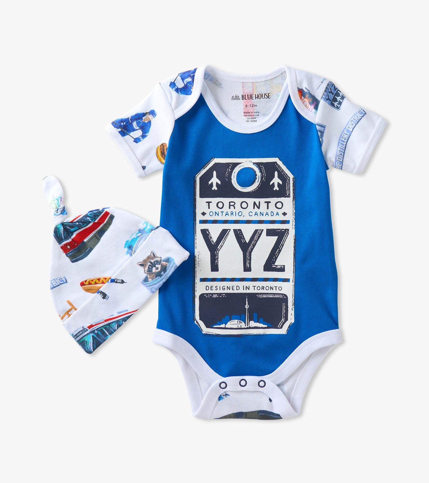 Baby Boys Toronto Bodysuit with Hat