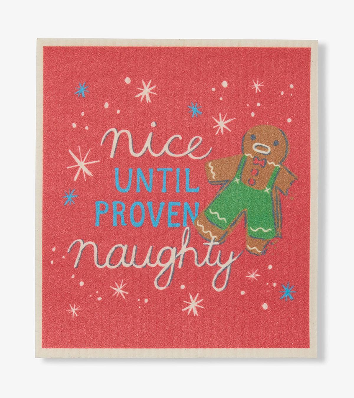 Nice Until Proven Naughty Eco Dishcloth
