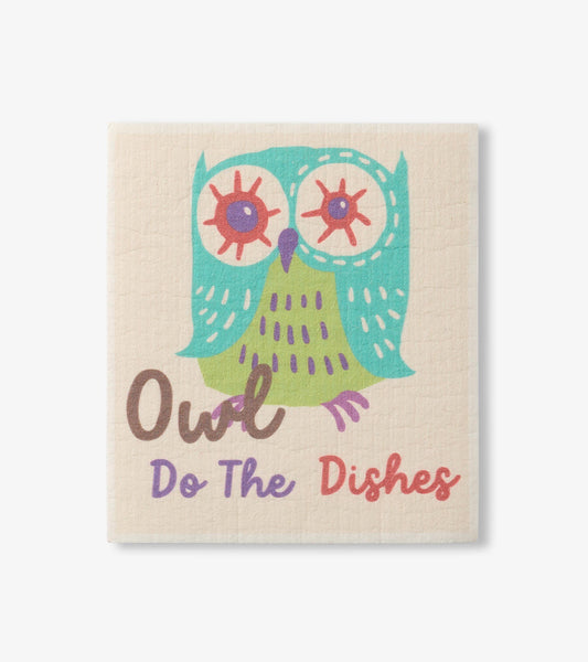 Owl Do The Dishes Reusable Swedish Dish Cloth