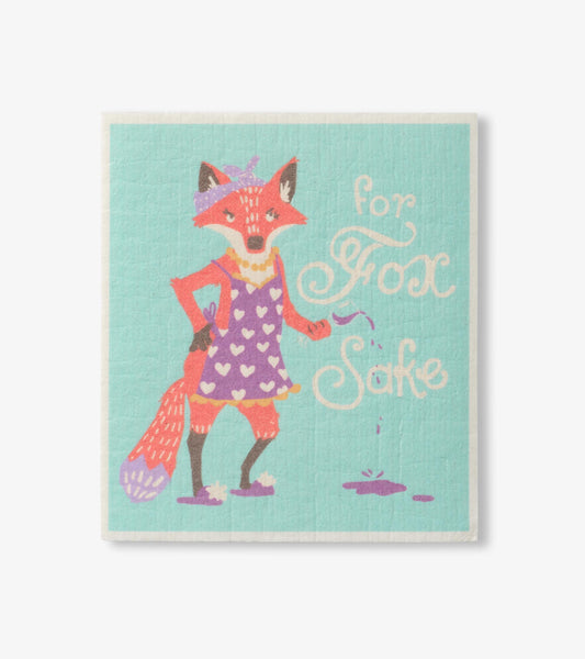 Fox Sake Reusable Swedish Dish Cloth