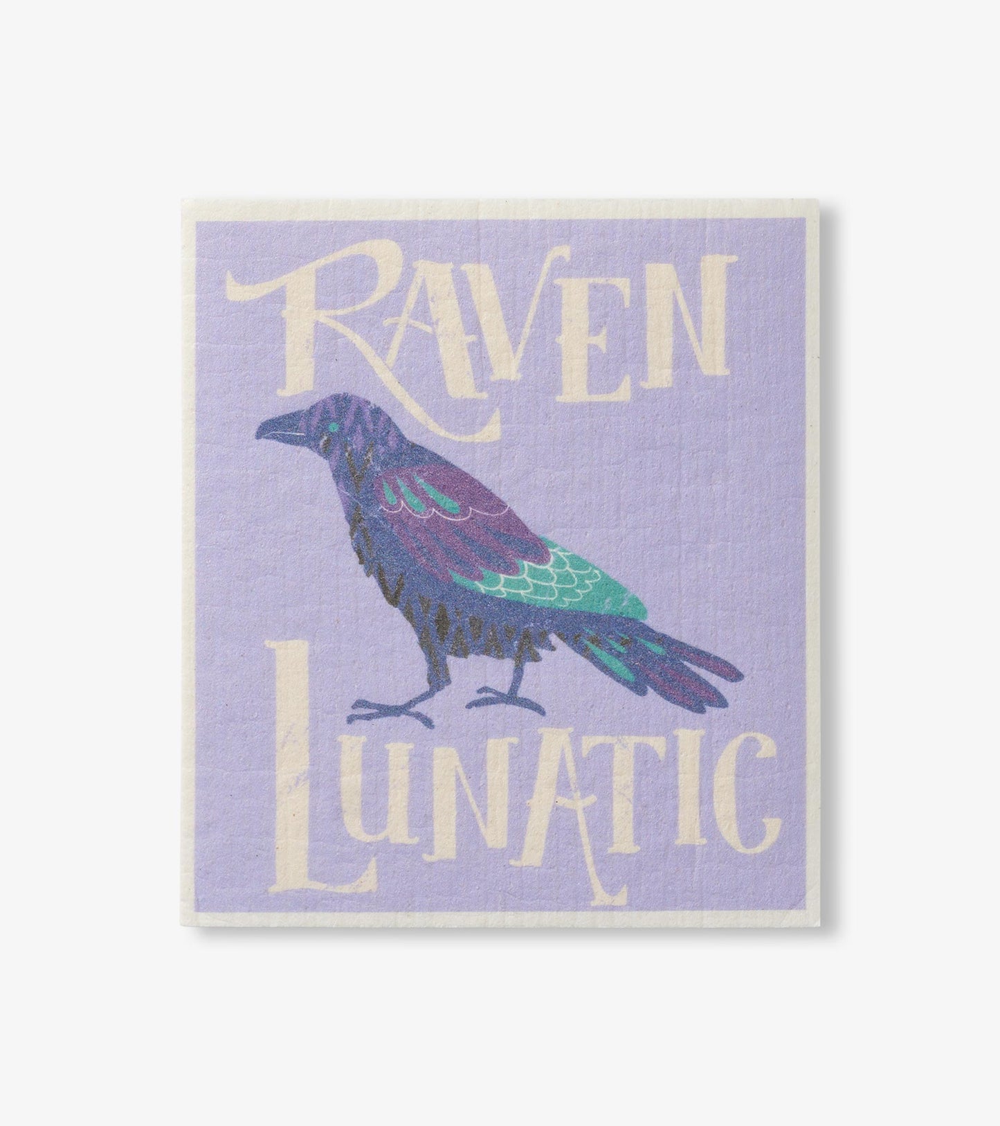 Raven Lunatic Reusable Swedish Dish Cloth