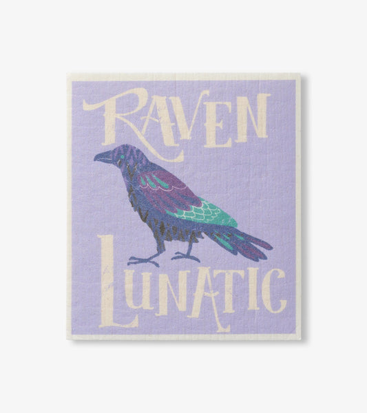Raven Lunatic Reusable Swedish Dish Cloth