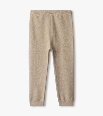 Baby Girls Gold Glitter Leggings