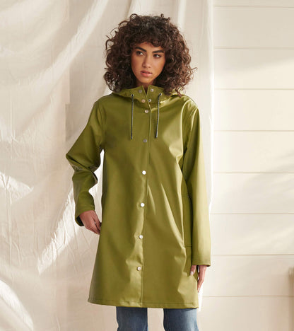 Women's Newport Rain Jacket - Loden Green