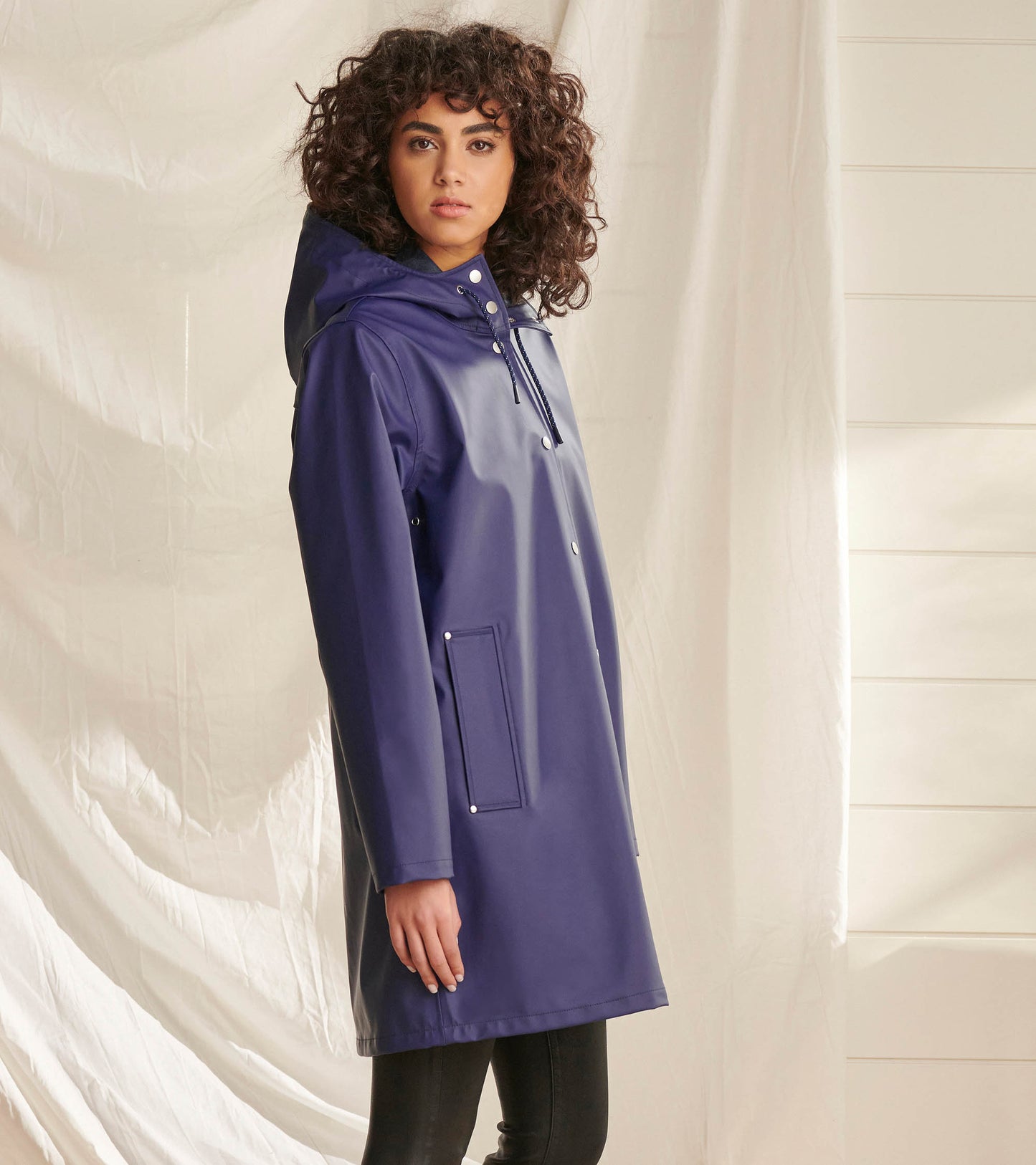 Imperméable Newport – Bleu patriote
