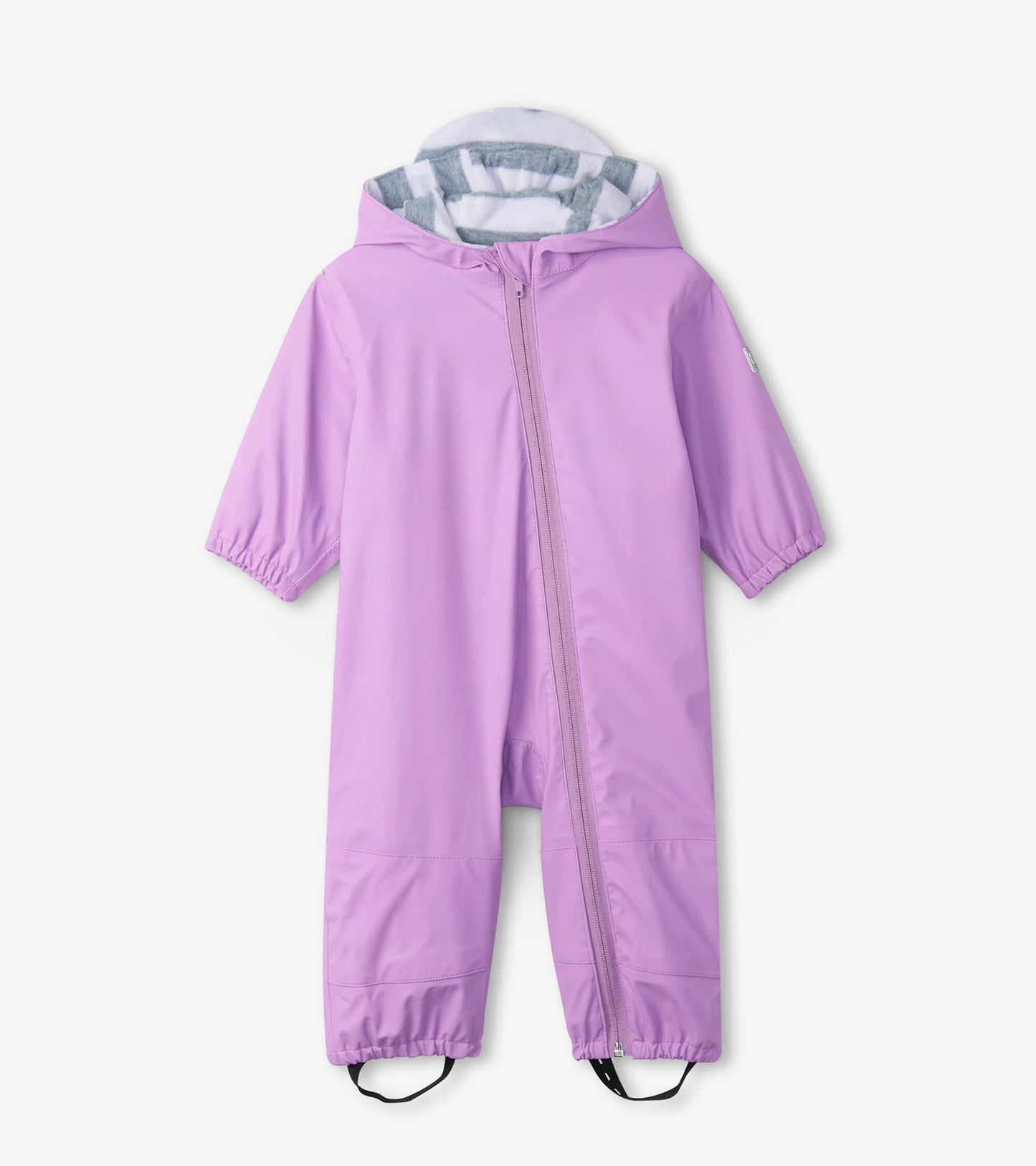 Combinaison de pluie mauve doublée en éponge – Bébé