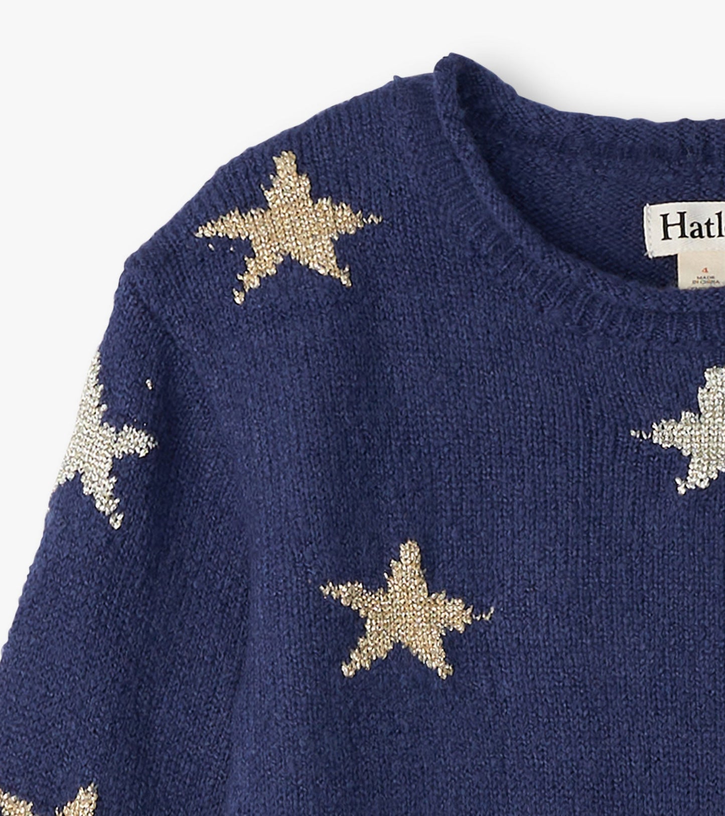 Girls Blue Starlight Sweater Dress