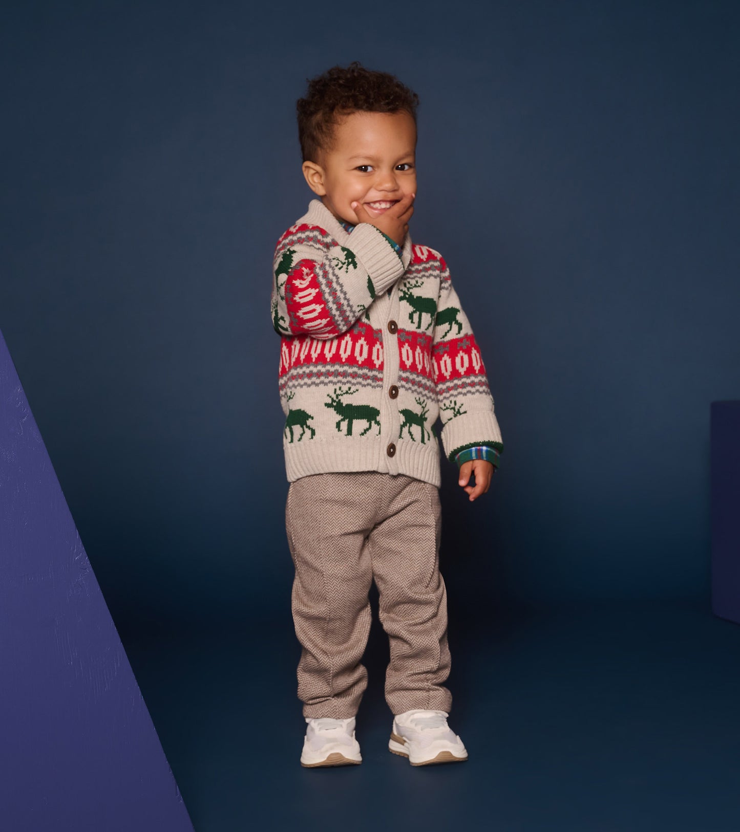 Pantalon à chevrons – Cassonade