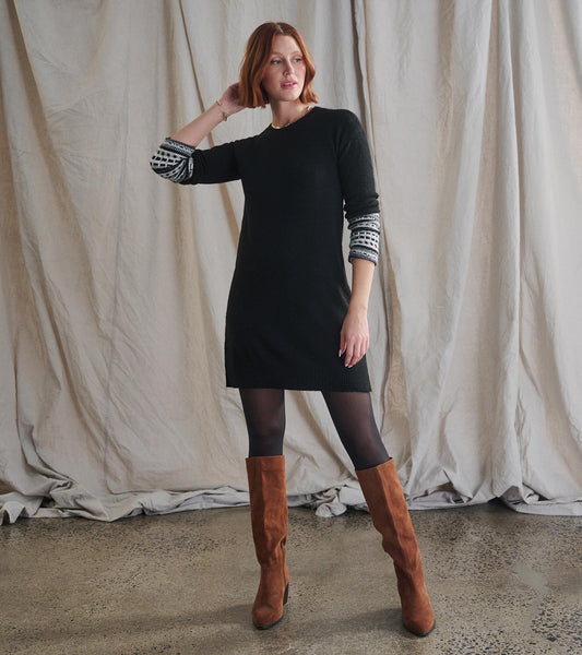 Robe pull Sadie - Noir