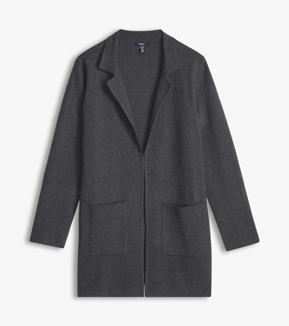 Sweater Blazer - Charcoal Grey