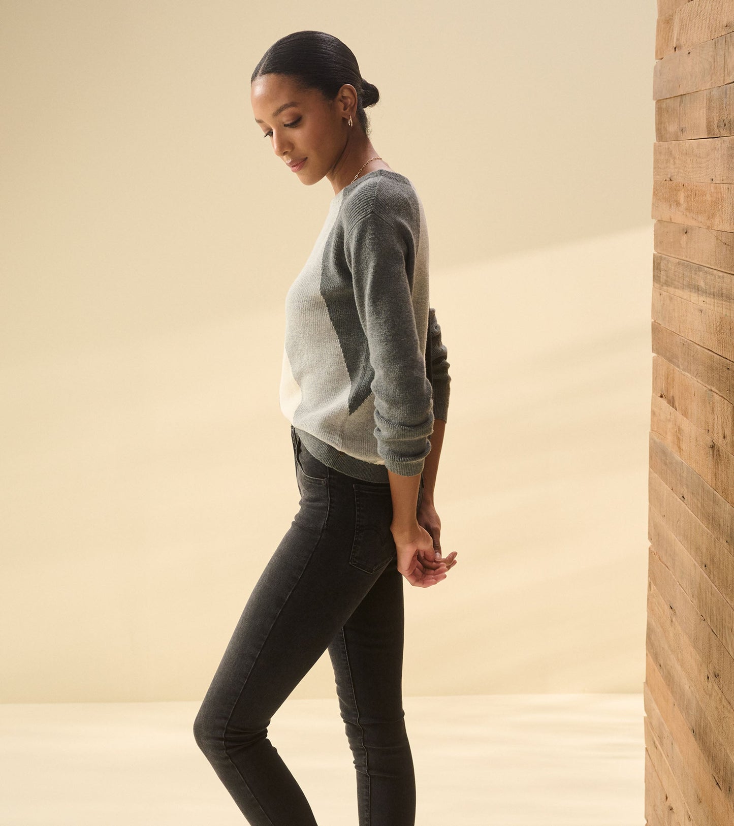 Pull Devon - Rayure diagonale