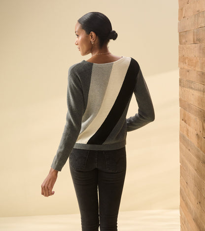 Pull Devon - Rayure diagonale
