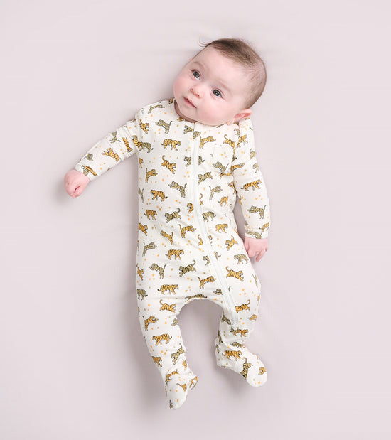hatley Grenouillère en bambou – Tigres célestes